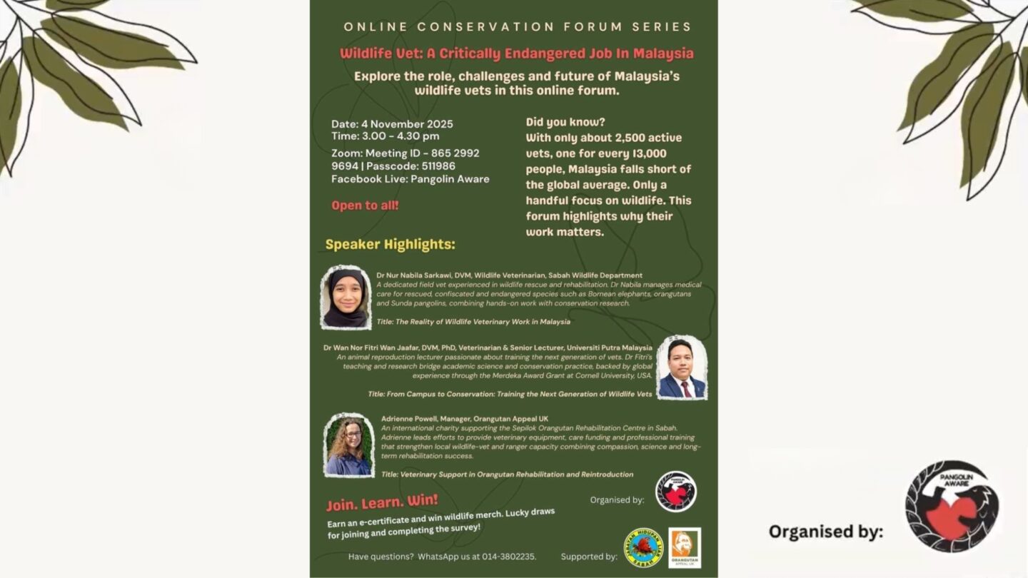 UMP Widlife Vet Forum Poster