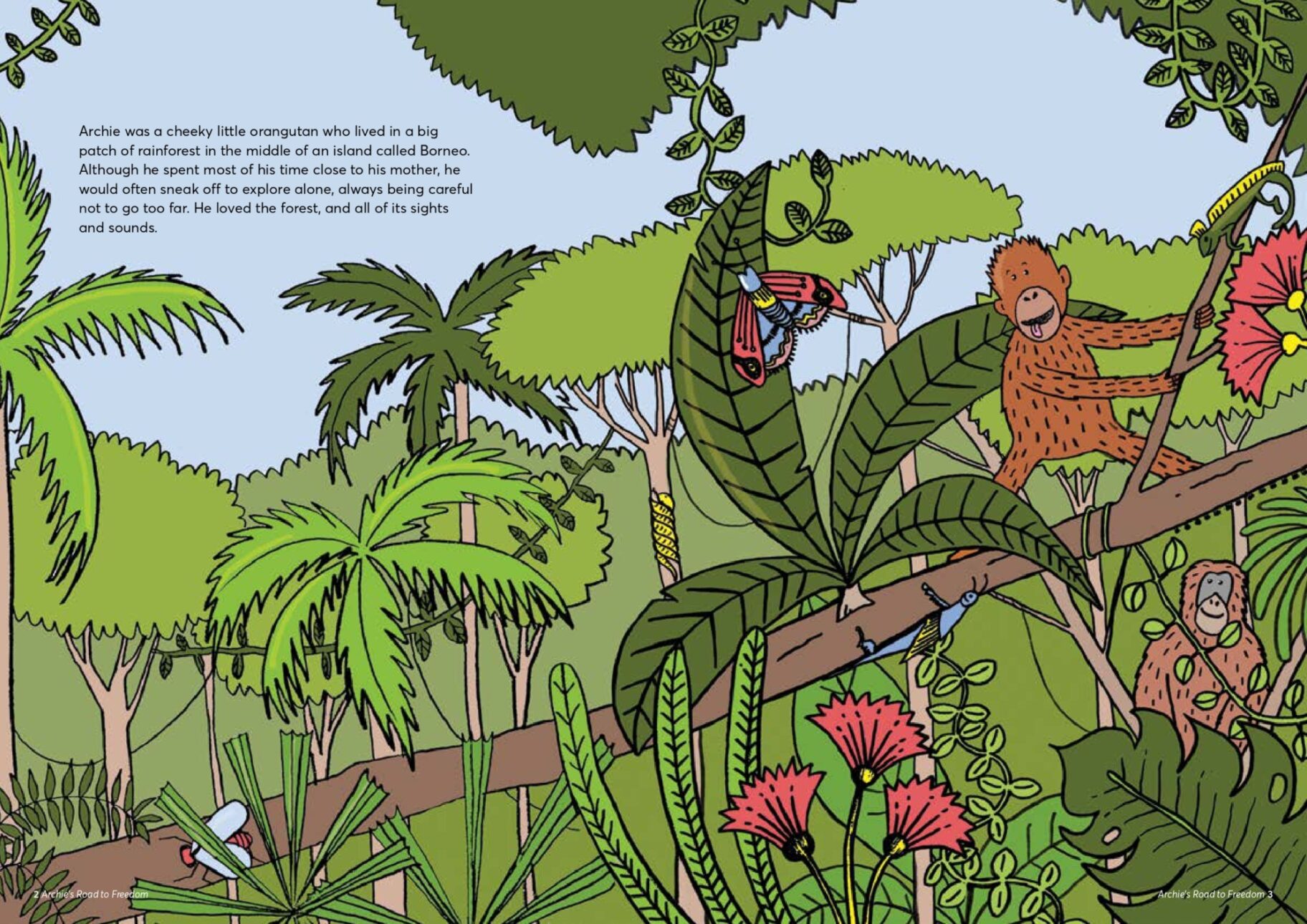 Archie's Road to Freedom Page 3-4