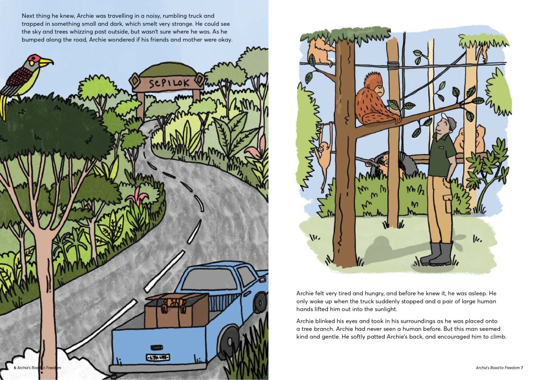 Archie's Road to Freedom Page 6-7