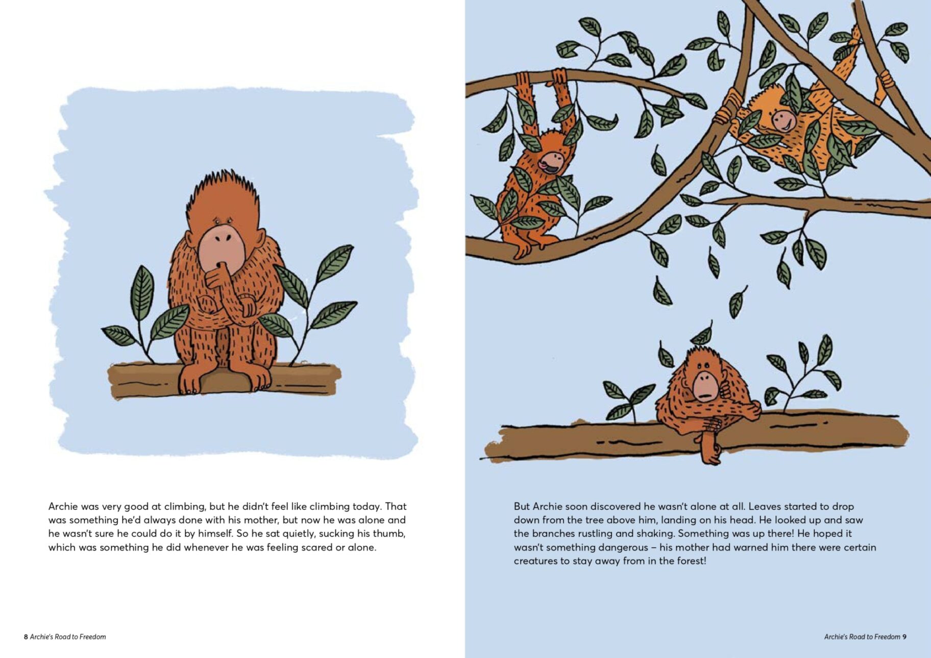 Archie's Road to Freedom Page 8-9