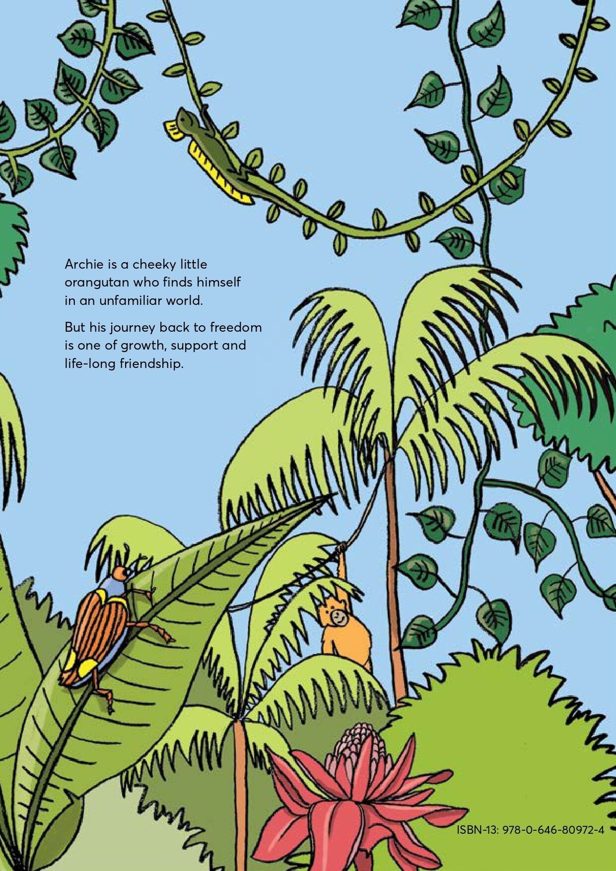 Archies Road to Freedom back cover