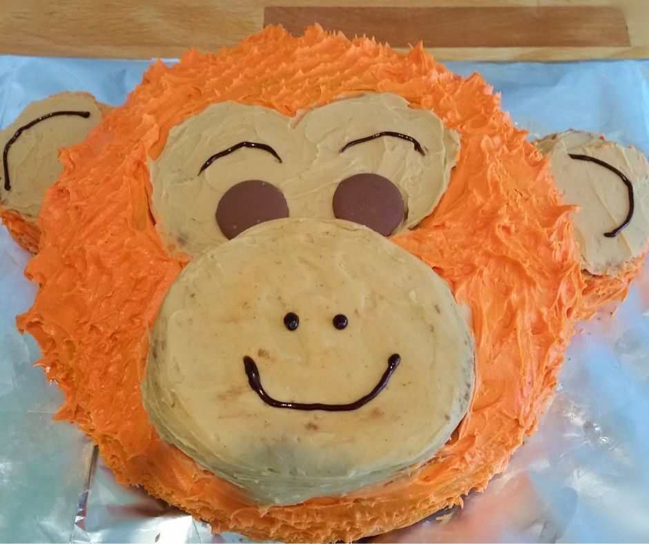 Orangutan cake