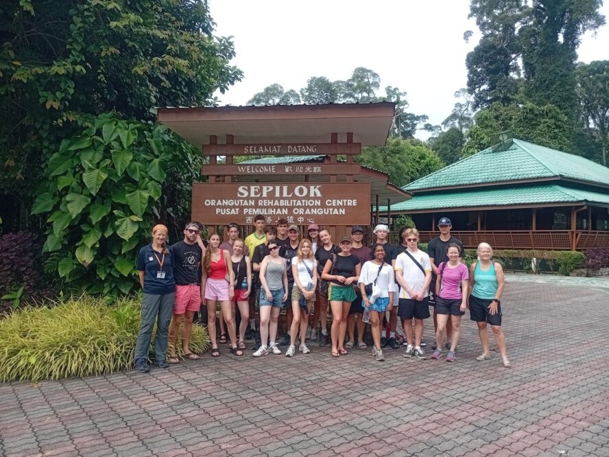 Hampton Lady Ealeanor Holles schools with Julie at Sepilok 17 07 25 2