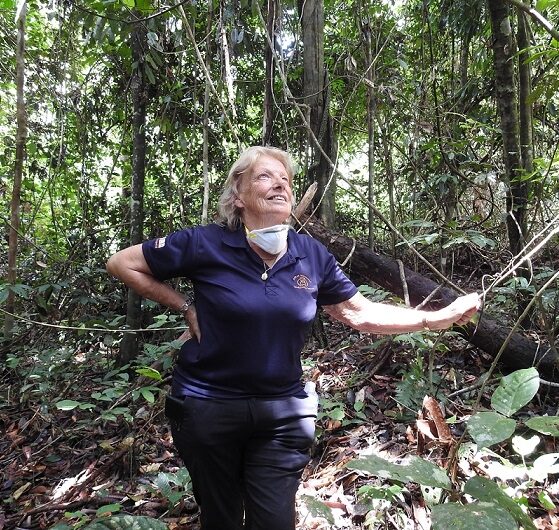 Founder of Orangutan Appeal UK Susan.