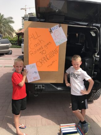 Leo & Karl's car boot sale for Orangutan Appeal UK