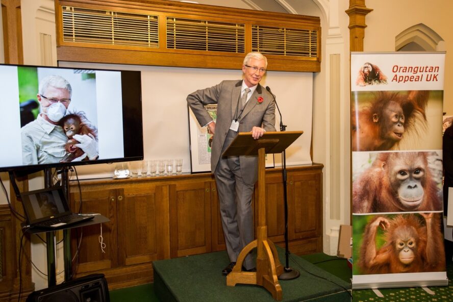 Paul O'Grady becomes Patron of orangutan charity.