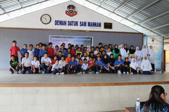 Community outreach in Malaysian schools.