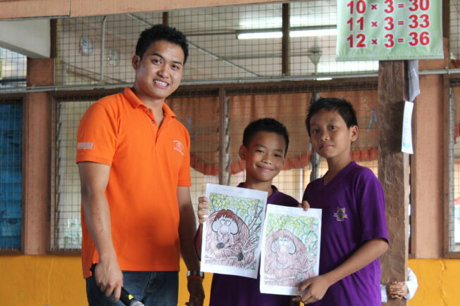 Community outreach in Malaysian schools.
