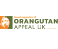 sticker reading 'Proud supporter of Orangutan Appeal UK'