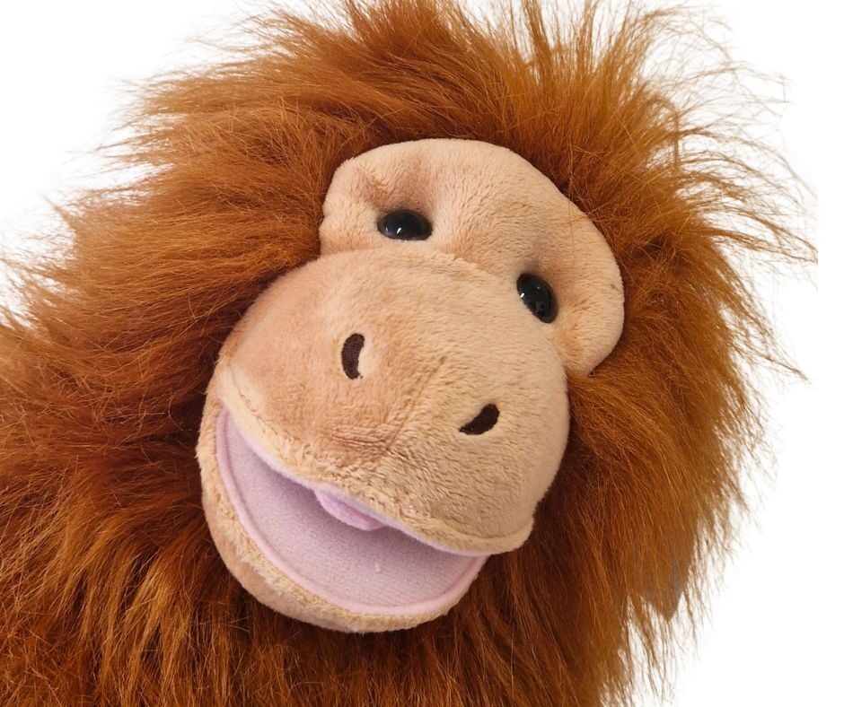 Medium hand puppet face