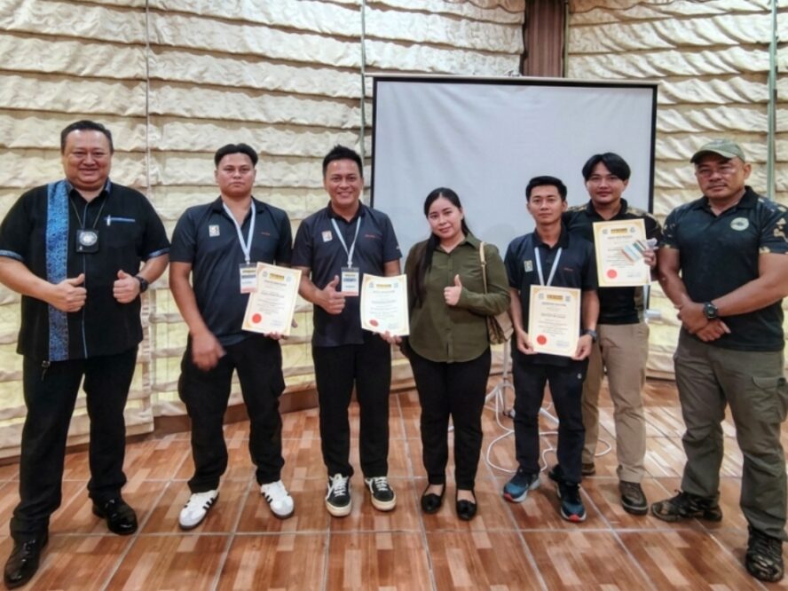 Orangutan Appeal UK team members completing Honorary Wildlife Warden training in Sabah